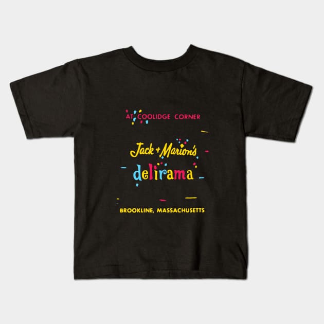 Jack + Marion's Brookline Massachuestts Kids T-Shirt by EphemeraKiosk